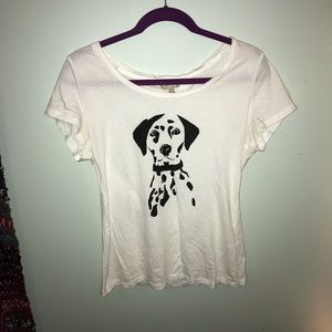 Banana republic Dalmatian shirt😍